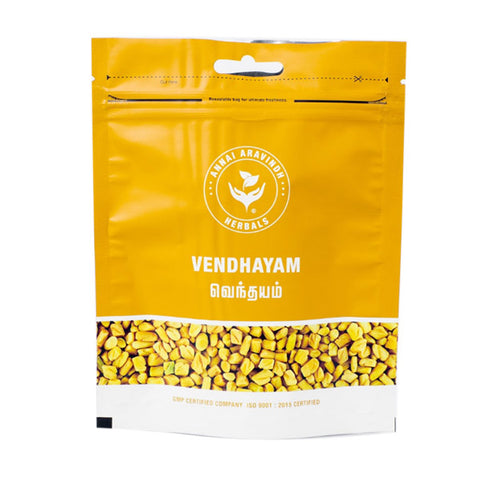 Vendaiyam / Fenugreek / Menthulu / Ventayam / Menthiyagida / Methi / Trigonella foenum-gracecum Powder