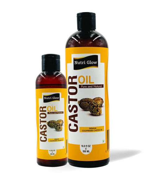 Organic Castor Oil for Thicker Hair and Healthier Skin - 200ml & 500ml