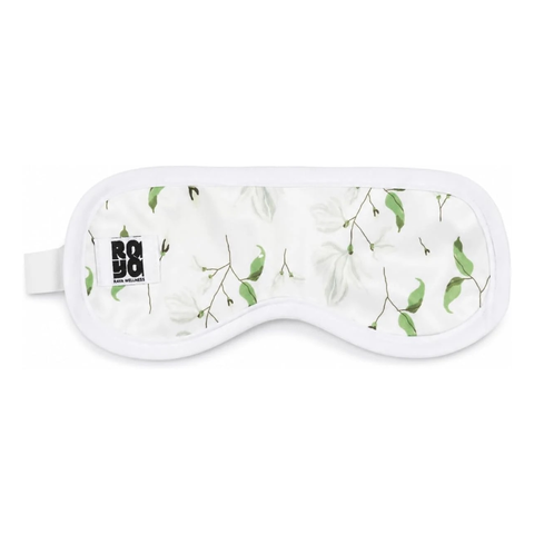 Certified Organic Cotton Eye Mask | Soft Breathable Sleep Mask | Reusable Adjustable Eye Cover | Comfortable Light-Blocking Design