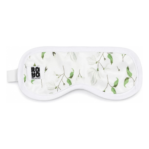 Certified Organic Cotton Eye Mask | Soft Breathable Sleep Mask | Reusable Adjustable Eye Cover | Comfortable Light-Blocking Design