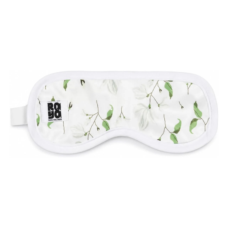 Certified Organic Cotton Eye Mask | Soft Breathable Sleep Mask | Reusable Adjustable Eye Cover | Comfortable Light-Blocking Design