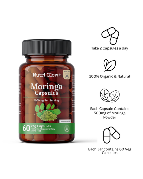 Organic Moringa 60 Capsules