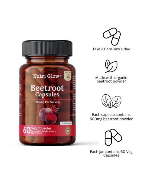 Organic Beetroot 60 Capsules