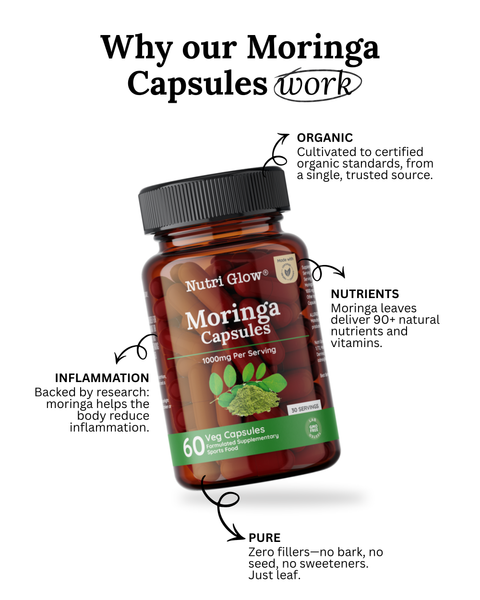 Organic Moringa 60 Capsules