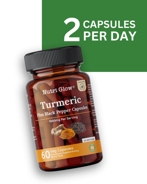 Organic Turmeric + Black Pepper 60 Capsules