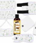 Nutri Glow Castor Oil 7-Piece Self-Care Kit