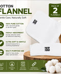 Nutri Glow Organic Cotton Flannel Pack of 2