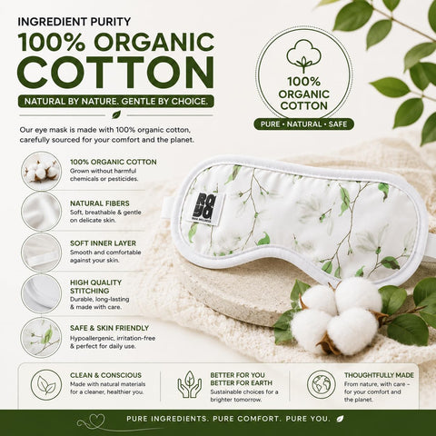 Nutri Glow Organic Cotton Eye Mask
