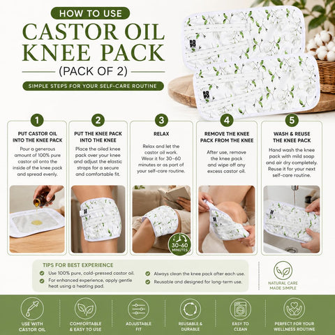 Nutri Glow Organic Cotton Knee Pack