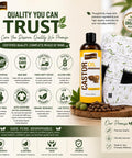 Nutri Glow Castor Oil 500ml with Liver Pack and Neck Pack