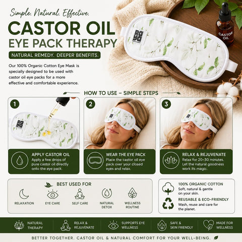Nutri Glow Organic Cotton Eye Mask