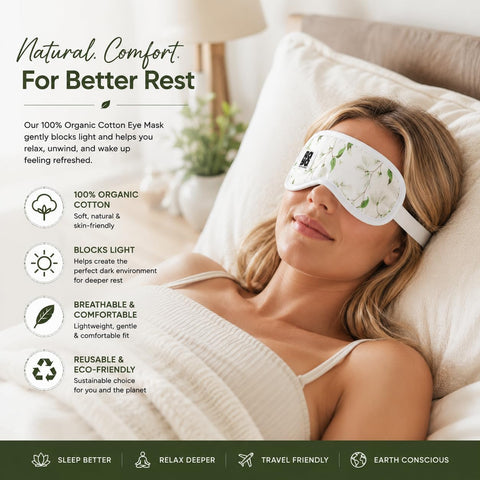 Nutri Glow Organic Cotton Eye Mask