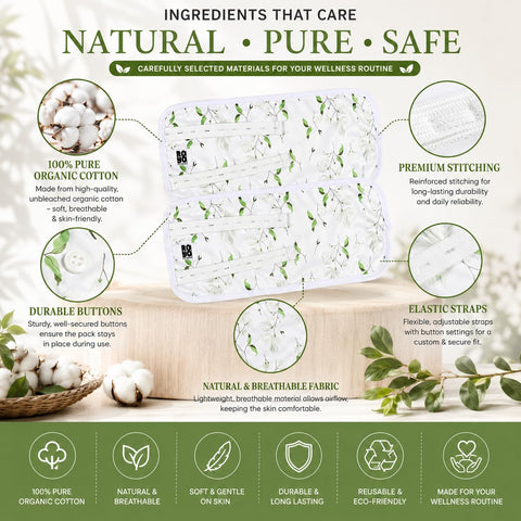 Nutri Glow Organic Cotton Knee Pack