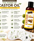 Nutri Glow Castor Oil with Organic Cotton Eye Mask