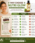 Nutri Glow Castor Oil with Organic Cotton Knee Pack