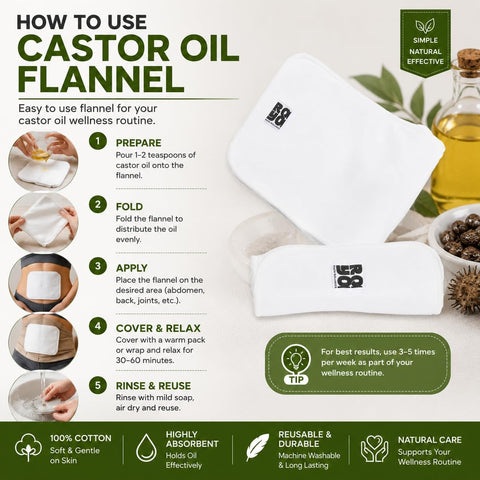 Nutri Glow Organic Cotton Flannel Pack of 2