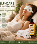 Nutri Glow Castor Oil with Organic Cotton Eye Mask