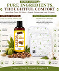 Nutri Glow Castor Oil with Organic Cotton Knee Pack