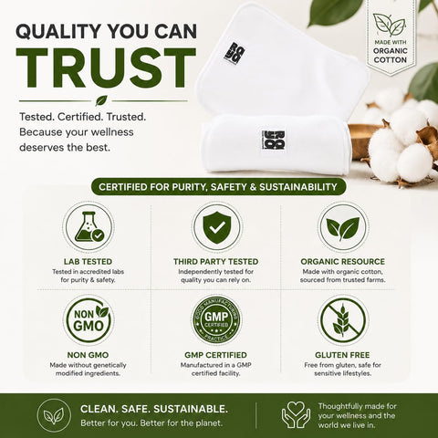Nutri Glow Organic Cotton Flannel Pack of 2