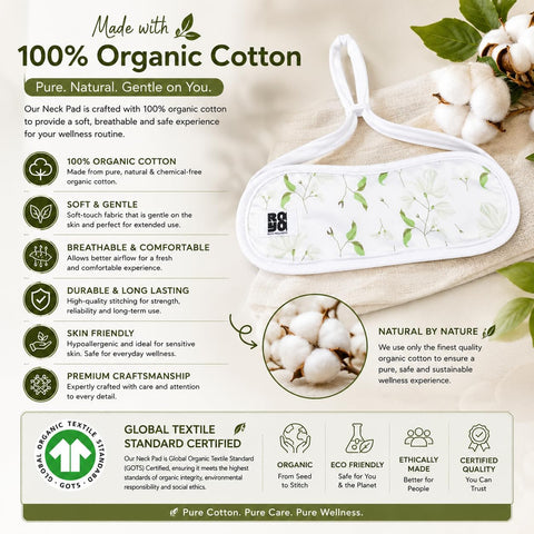 Nutri Glow Organic Cotton Neck Pad