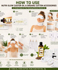 Nutri Glow Castor Oil 7-Piece Self-Care Kit