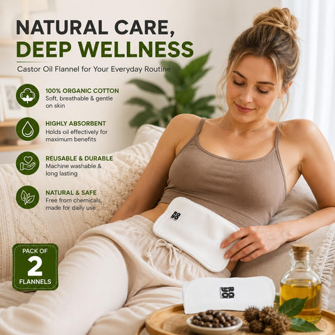 Nutri Glow Organic Cotton Flannel Pack of 2