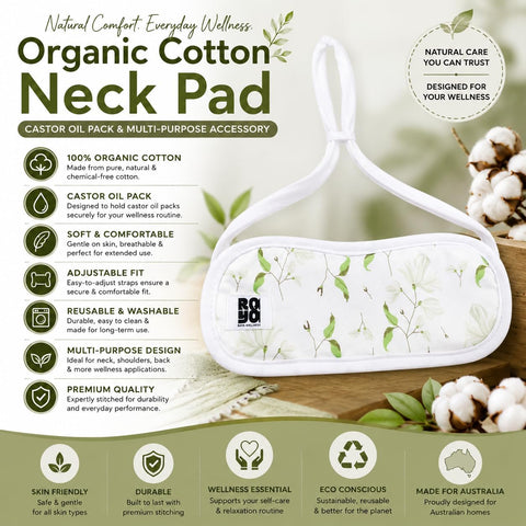 Nutri Glow Organic Cotton Neck Pad