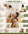 Nutri Glow Castor Oil with Organic Cotton Eye Mask