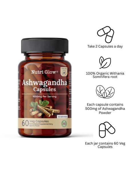 Organic Ashwagandha 60 Capsules