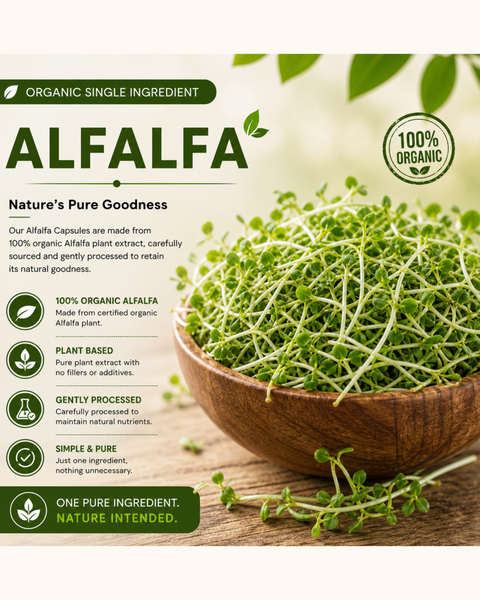 Nutri Glow Alfalfa Capsules - 60 Capsules