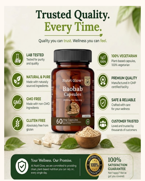 Nutri Glow Baobab Capsules - 60 Capsules