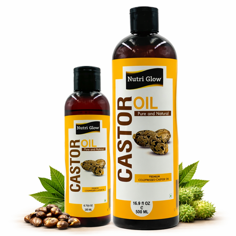 Organic Castor Oil for Thicker Hair and Healthier Skin - 200ml & 500ml