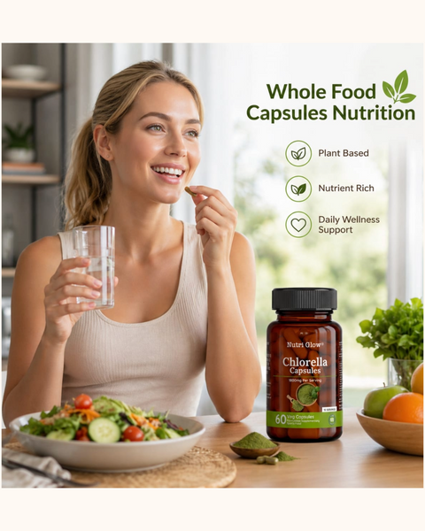 Nutri Glow Chlorella Capsules - 60 Capsules