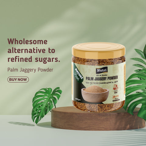 Organic Palm Jaggery Powder: Nature's Sweet Essence