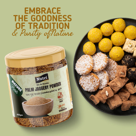 Organic Palm Jaggery Powder: Nature's Sweet Essence