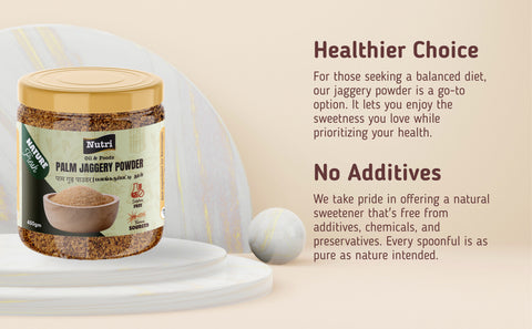 Organic Palm Jaggery Powder: Nature's Sweet Essence