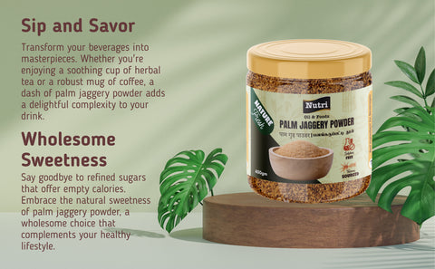 Organic Palm Jaggery Powder: Nature's Sweet Essence