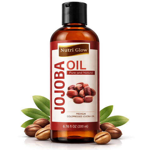 Organic Jojoba Oil for Balancing Oily Skin and Revitalizing Hair - 200ml