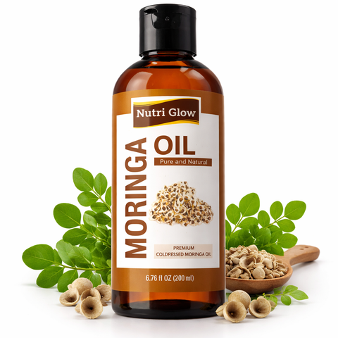 Organic Moringa Oil for Anti-Aging and Skin Rejuvenation - 200ml