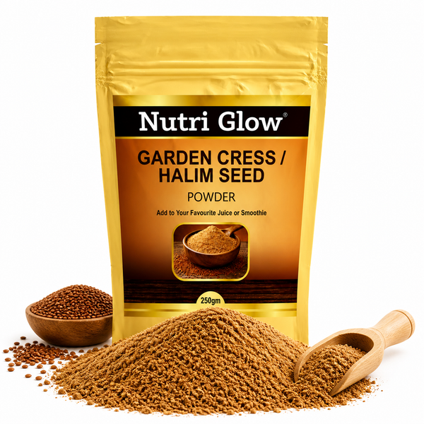 Nutri Glow Garden Cress (Halim Seed) Powder – 250g