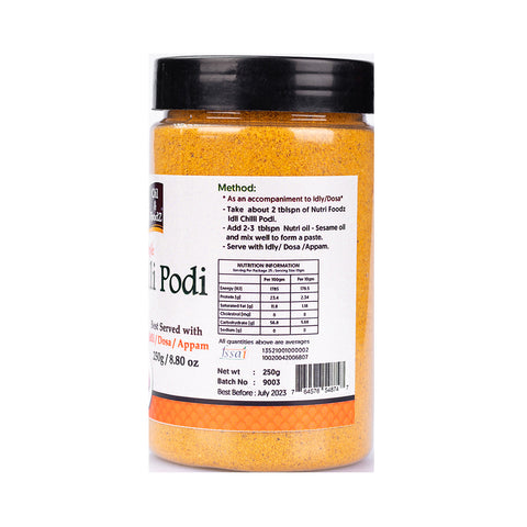 Idli Chilli Podi 250gms