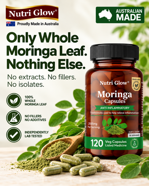 Nutri Glow Moringa 120 Capsules TGA Listed