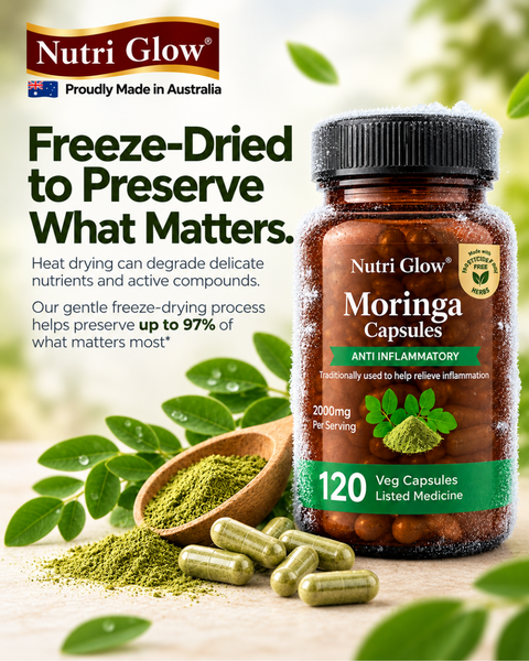 Nutri Glow Moringa 120 Capsules TGA Listed