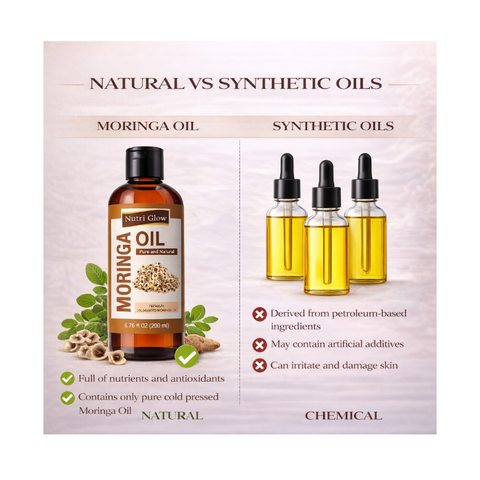 Organic Moringa Oil for Anti-Aging and Skin Rejuvenation - 200ml