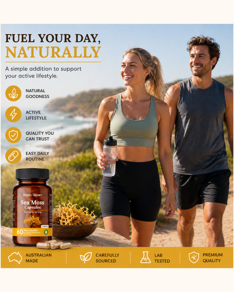 Nutri Glow Sea Moss Capsules - 60 Capsules