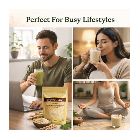 Nutri Glow Organic Ashwagandha Powder 250g