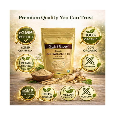 Nutri Glow Organic Ashwagandha Powder 250g