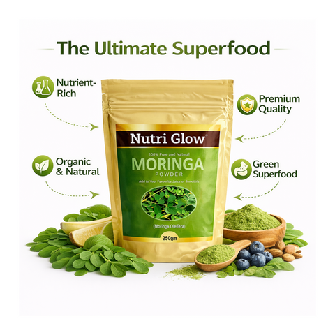 Nutri Glow Organic Moringa Powder 250g