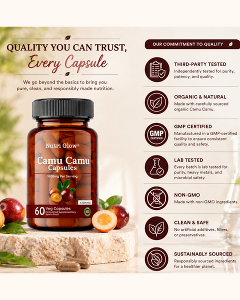 Nutri Glow Camu Camu Capsules - 60 Capsules