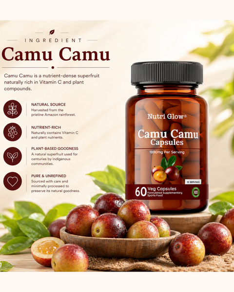 Nutri Glow Camu Camu Capsules - 60 Capsules